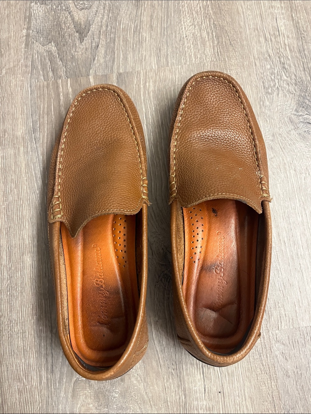 Tommy Bahama Leather Slip-On Loafers